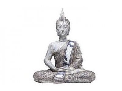 Figūra sēdoša Budda ar spoguļlentu Kare 37346