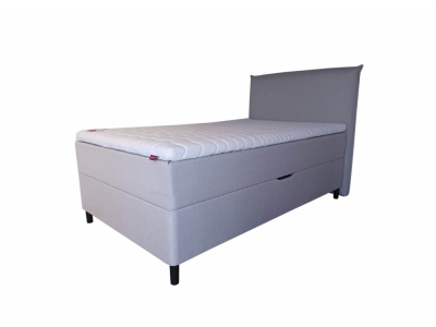 Kontinentālā gulta Blue 120x200 ar veļas kasti